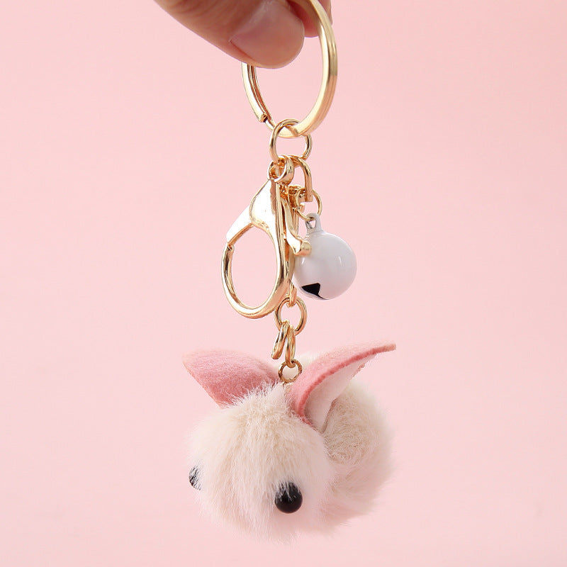 Wholesale Cute Cartoon Teddy Wool Felt Keychain